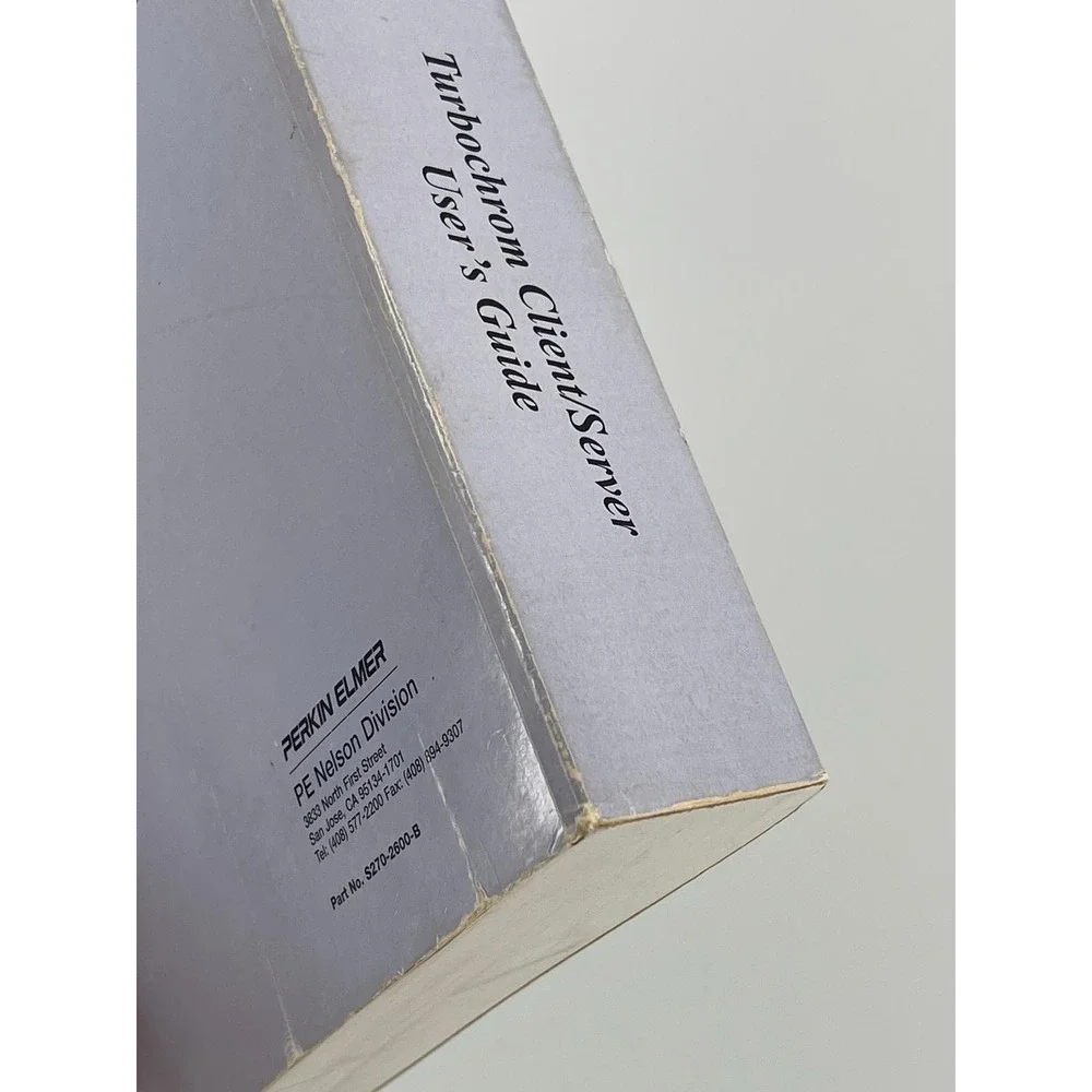 Turbochrom Client Server User Guide Lab GC HPLC Manual USA Paperback‎